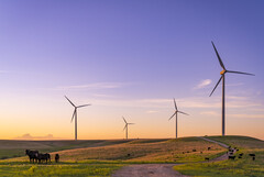 Enel&#039;s Smokey Hills Wind Farm. Reference picture. (Image source: Enel)