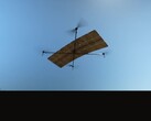 The first version of the solar powered drone