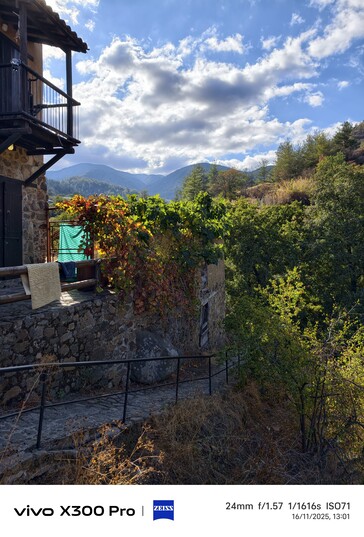 Vivo X300 Pro 24 mm default setting.