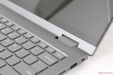 Fingerprint-enabled Power button along the right edge