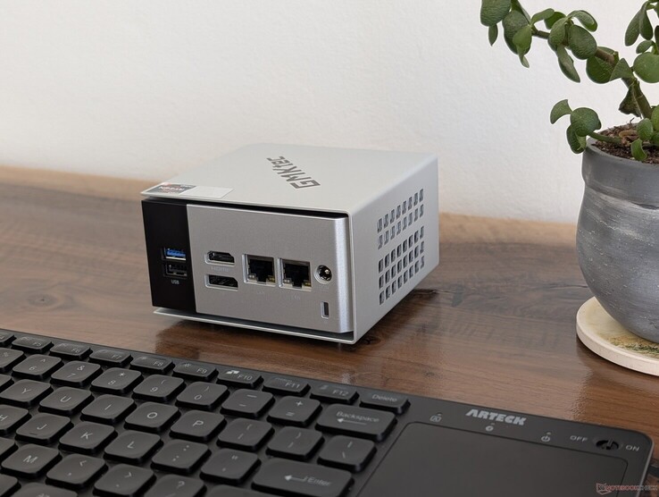 The GMKtec M8 mini PC is powered by a 6-core AMD Ryzen 5 APU.