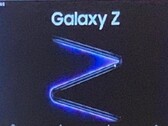 A closer look at the poster of the Samsung Galaxy Z. (Image source: Weibo via GSMArena)