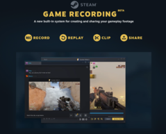 Steam finally has native game recording functionality (image via Steam)