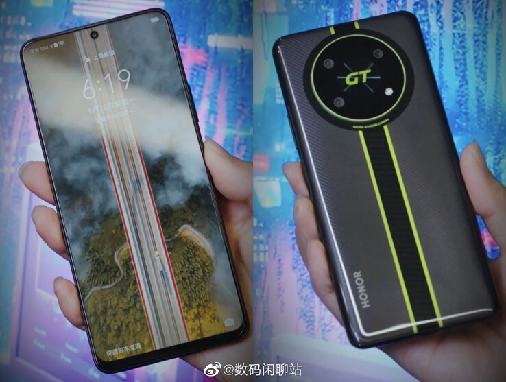 ...mateches a supposed hands-on leak from Digital Chat Station. (Source: Honor, Digital Chat Station via Weibo