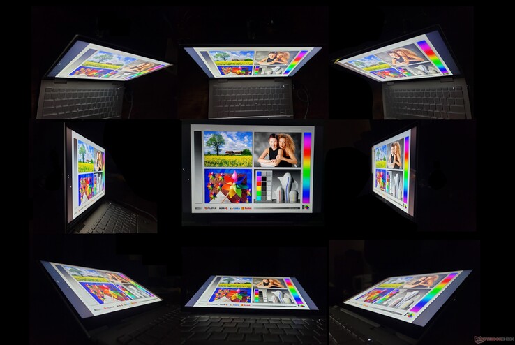 Wide IPS viewing angles make both portrait and landscape modes usable with minimal impact to colors or contrast