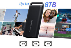 Samsung sells the T5 EVO in one style and three storage capacities. (Image source: Samsung)