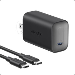 The Anker Nano 100 W USB-C GaN charger has foldable prongs (Image source: Anker)