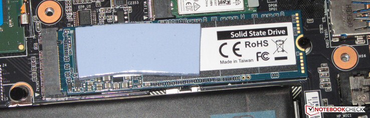 An NVMe SSD as the system drive