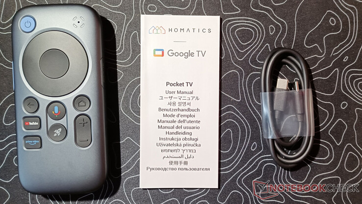 RayNeo Pocket TV box content (Image source: Notebookcheck)