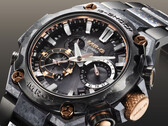 The Casio G-Shock MRG-B2000JS-1AJR (pictured) features a band and bezel treated with a Diamond-like Carbon (DLC) coating. (Image source: Casio)