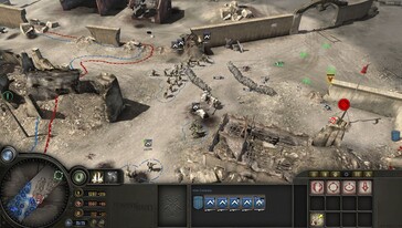  Pictured: A gameplay screenshot from Company of Heroes.