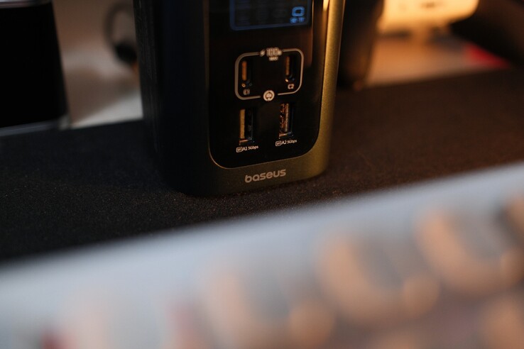 The RD1 Pro has 4 total ports on the front, but the 2 USB-C ports are limited to power-delivery only.