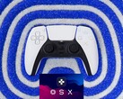 DualSense PS5 controller haptic feedback with DSX logo (Image source: Sony PlayStation, Steam with edits)