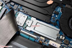 RAM is soldered in, but the M.2 2280 SSD and M.2 2230 Wi-Fi module can be replaced.