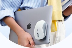 The ESR MagMouse wireless mouse is the world's first magnetically attachable mouse with built-in charging cable (Image source: ESR)