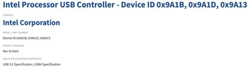 The new "Intel USB controller" leak. (Source: Twitter)