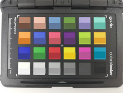 ColorChecker: The bottom half of every box represents the reference color.