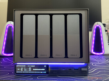 The front of the NAS