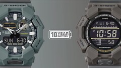 Eco-friendly bands use a blend of nylon fabric and recycled PET plastic fabric. (Image source: Casio)