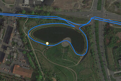GPS test: Sony Xperia 1 – Cycling around a lake