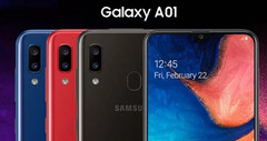 More evidence of a new Galaxy A01 variant emerges. (Source: Samsung)