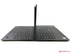 X1 Nano (left) vs. X1 Carbon G7 (right)