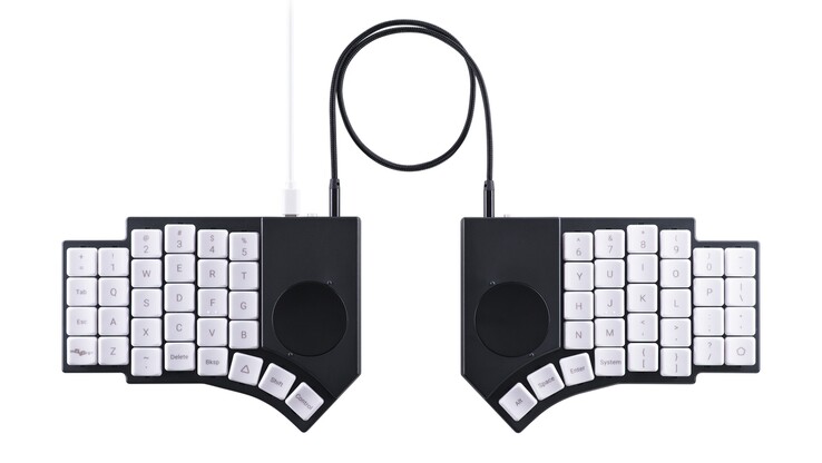 MoErgo Go60 split wireless mechanical keyboard wired mode