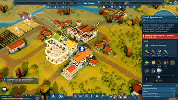 Pictured: A gameplay screenshot from Nova Roma.