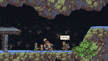 An image showing several characters in Owlboy.