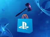 PlayStation Store logo shown under gavel