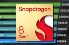 The Snapdragon 8 Gen 1 is considered to be the fastest smartphone processor currently available. (Image source: Qualcomm/AnTuTu - edited)