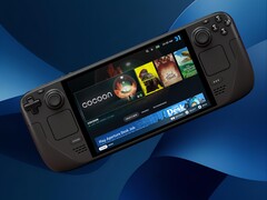 Steam Deck LCD interface is shown (Image source: Valve with edits)