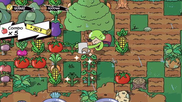 Pictured: A gameplay screenshot from Super Farming Boy.