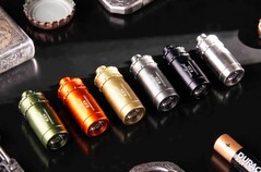 The Tank007 E25 EDC flashlight is available in six colors.