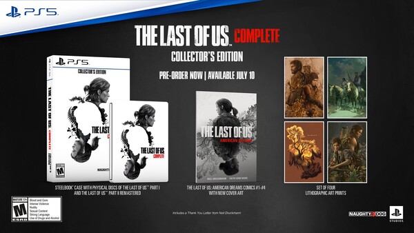 The Last of Us Complete: Collector's Edition is available to pre-order now. (Image source: PlayStation)