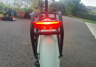 Rear light on the Touroll B2 e-bike