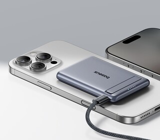 The Baseus PicoGo Ultra-Mini power bank sports a USB-C port and a capacity of 5,000 mAh. (Image source: Amazon)
