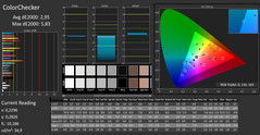 CalMAN - Color accuracy (after calibration)