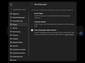 Screenshot of ChatGPT settings, Plugins, Permissions with the options Always ask, Allow read actions and Allow low-risk actions (German interface)