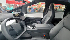 Tesla Cybertruck interior shot hints at ventilated seats (image: Greggertruck)