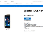Windows Store listing for the German version of the Idol 4 Pro. (Source: AAWP)