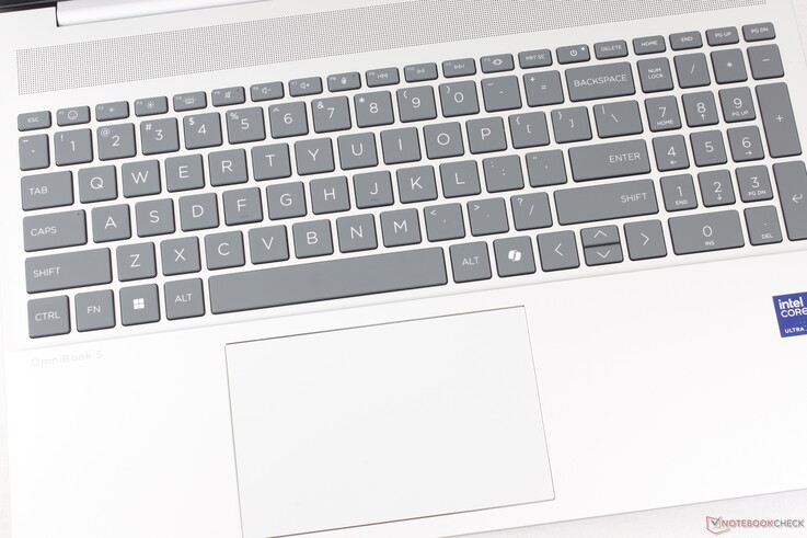 The clickpad is decent in sized (12.5 x 8 cm) with relatively soft and quiet feedback when pressed