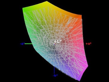 Color space coverage (sRGB) - 98.4 percent