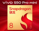 The Vivo S50 Pro mini will be one of the first Snapdragon 8 Gen 5-powered smartphones when it launches soon. (Image source: Vivo - edited)