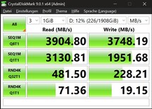 TB 4 compare: Crystaldiskmark 9