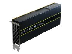 AMD's Radeon Instinct is designed for AI and deep learning workloads, and the XGMI interconnect will enable GPU clustering for increased processing power. (Source: AMD)