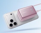 Anker’s 10K Nano Power Bank with retractable cable is now available in pink (pictured). (Image source: Anker)