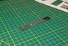 Here, the spray paint was removed from the workpiece afterward