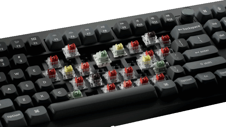 The V6 Ultra HE introduces Nova Socket, a hybrid PCB design that accepts both conventional mechanical and TMR magnetic switches simultaneously.