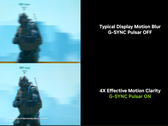 NVIDIA showcasing its G-Sync Pulsar tech in Counter Strike 2 (image source: NVIDIA via YT)